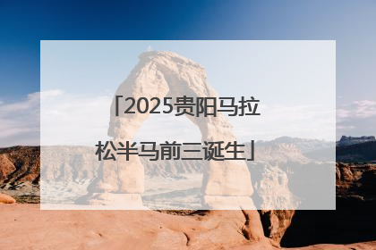 2025贵阳马拉松半马前三诞生