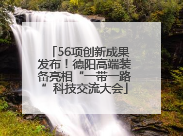 56项创新成果发布！德阳高端装备亮相“一带一路”科技交流大会